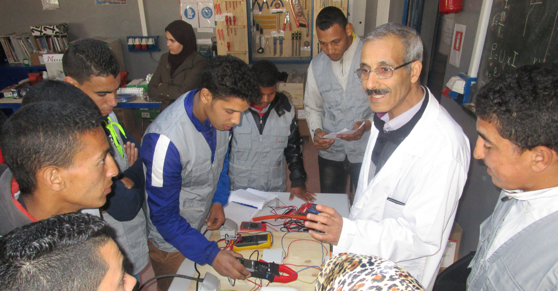 Mentorship program students - Morocco