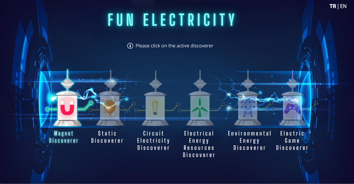 Fun Electricity interface screen