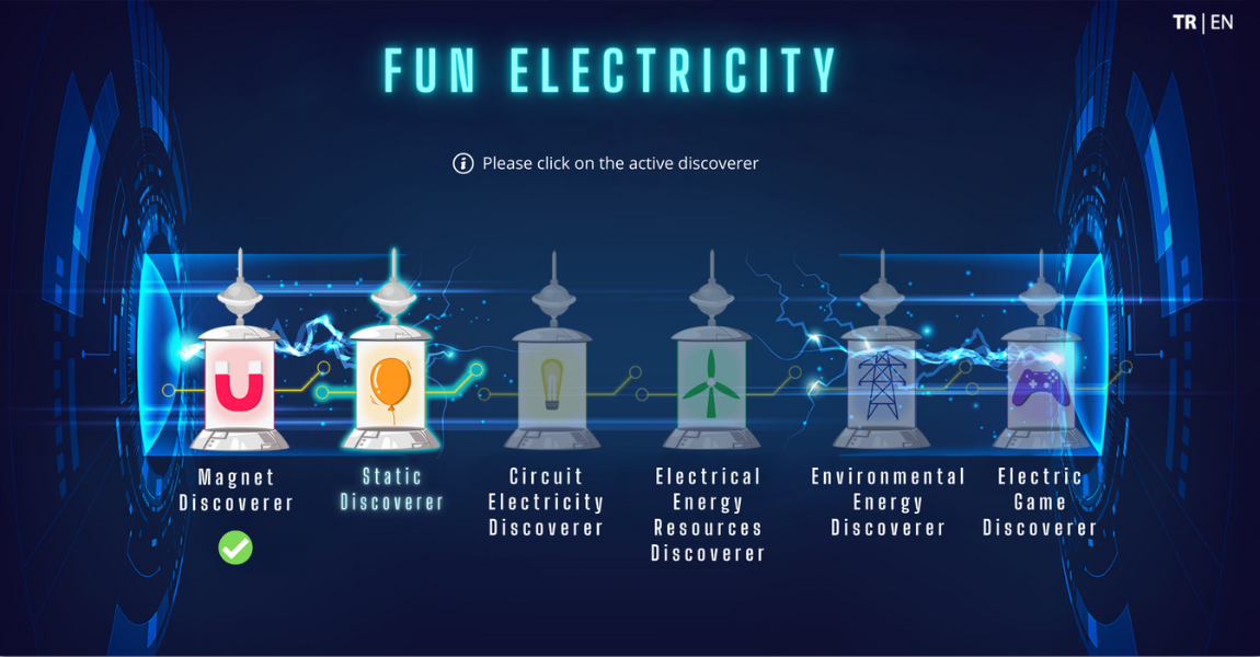 Fun Electricity interface screen