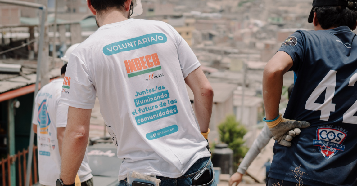 Volunteer at work