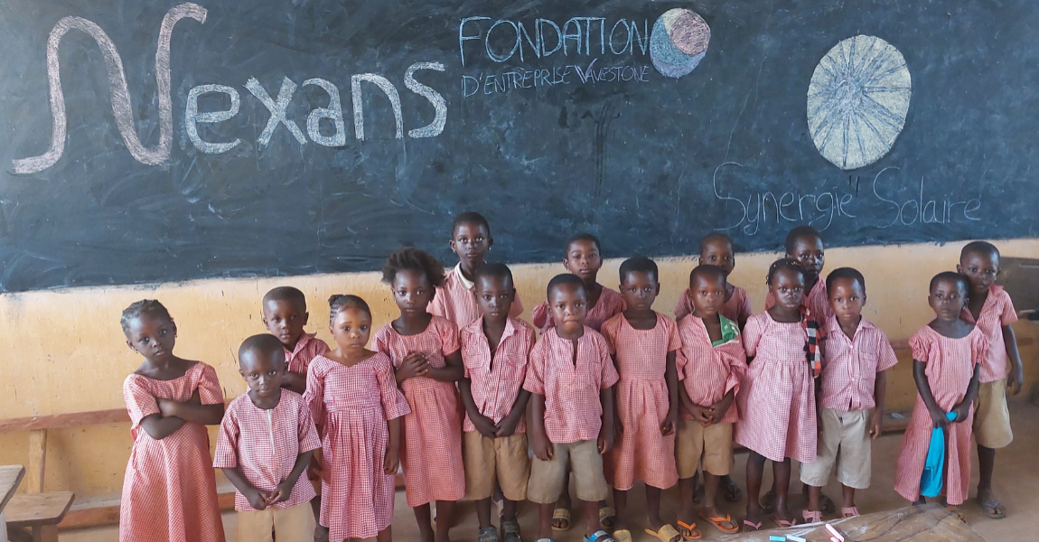 With electricity, people get a better education - Elementary school - Virou - Burkina Faso