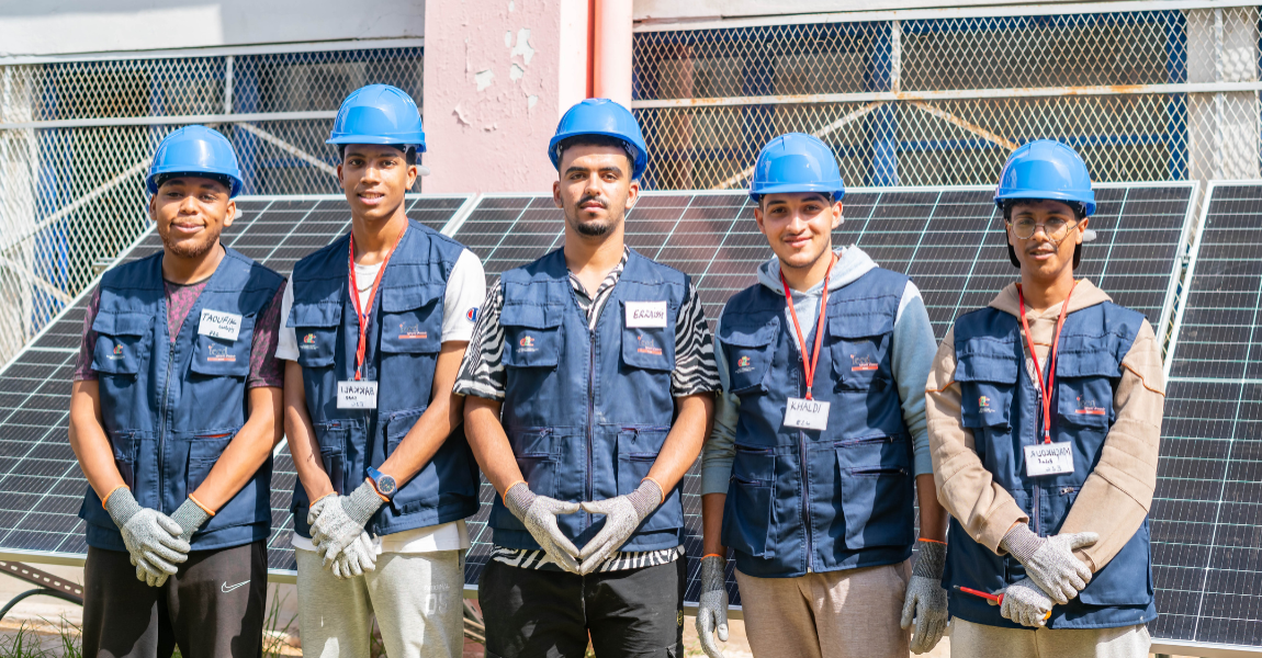 Etudiants de l'IECD au Maroc, crédit photo : IECD