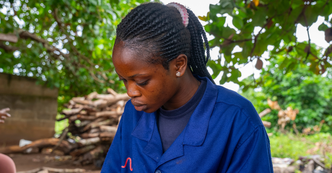 Irène Simporé, young entrepreneur and electrician