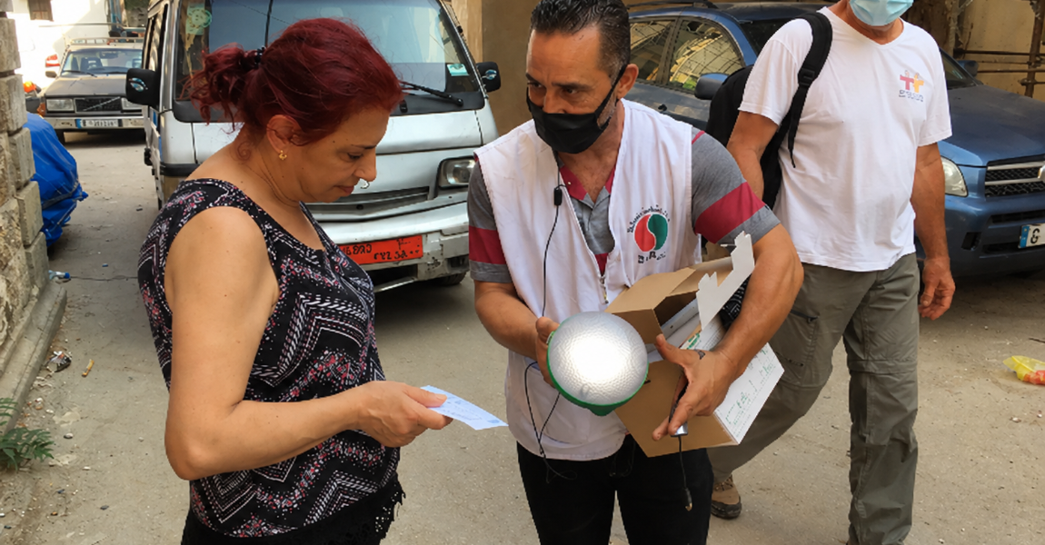 Electriciens sans frontières apporte un éclairage solaire durable aux communautés au Liban