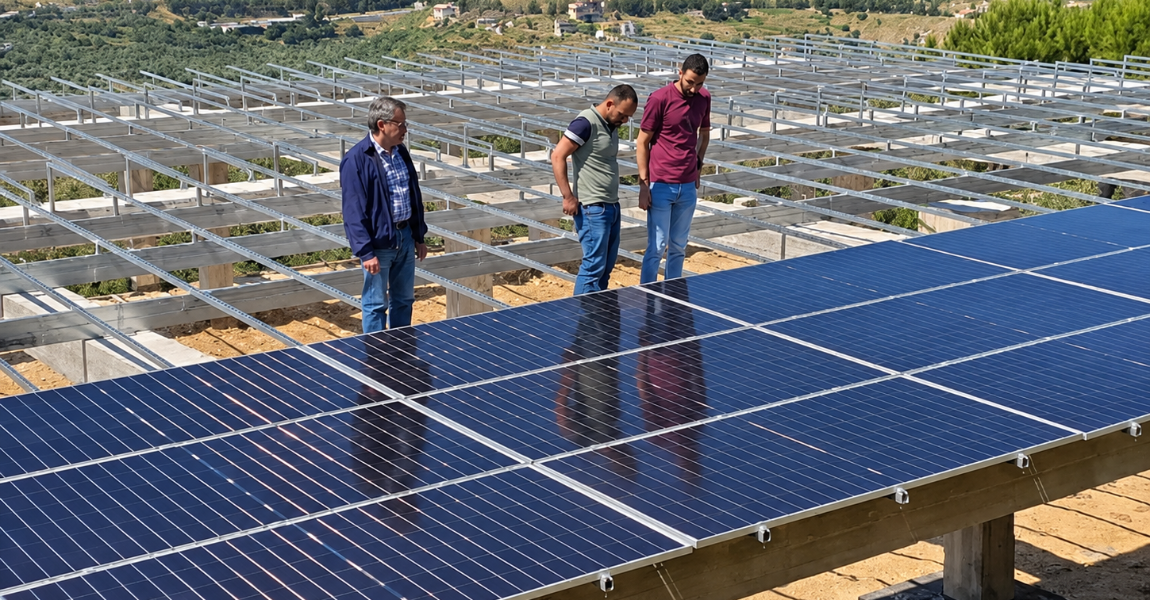 Installations solaires soutenant l’accès à l’eau et à l’assainissement au Liban