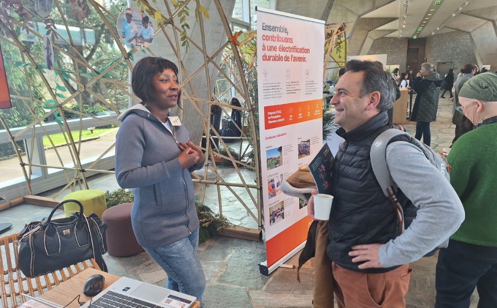 Our NGO partners came on the booth to explain how we work together