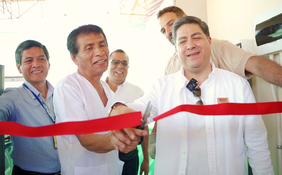 Inauguration of an energetically resilient system of the local Medical Center of Talara, Peru