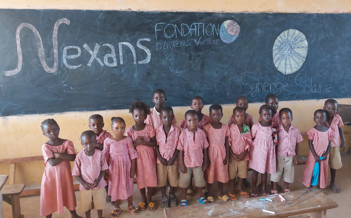 With electricity, people get a better education - Elementary school - Virou - Burkina Faso