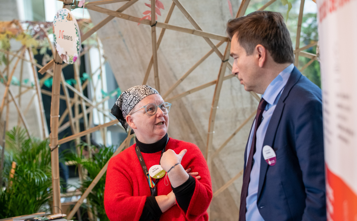 Christopher Guérin avec Mary Malone