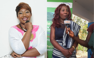 Patricia Djomseu (à gauche), Ange-Eric Kouassi (à droite), deux femmes engagées et inspirantes