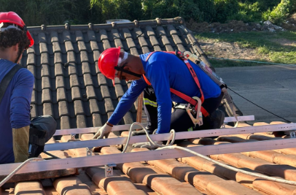 Solar panel installation in Bongaba
