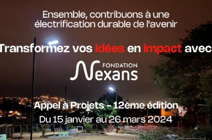 Fondation Nexans, appel à projets 2024