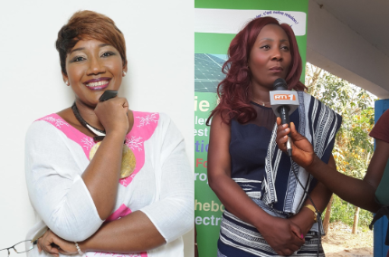 Patricia Djomseu (à gauche), Ange-Eric Kouassi (à droite), deux femmes engagées et inspirantes
